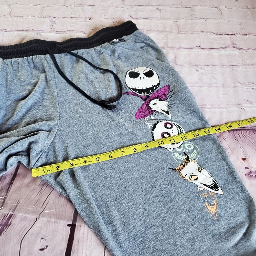 Disney The Nightmare Before Christmas Pajama Pants Pull-on Soft Comfy Halloween - Picture 9 of 10